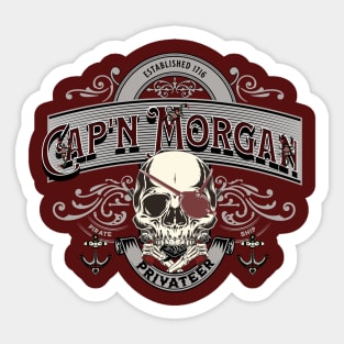 Captain Morgan Sticker